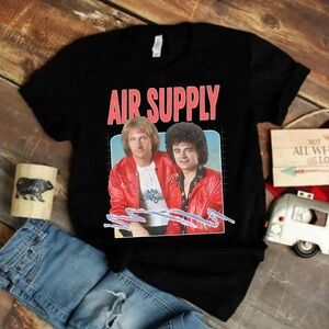 Gildan Black Air Supply Graphic Tee